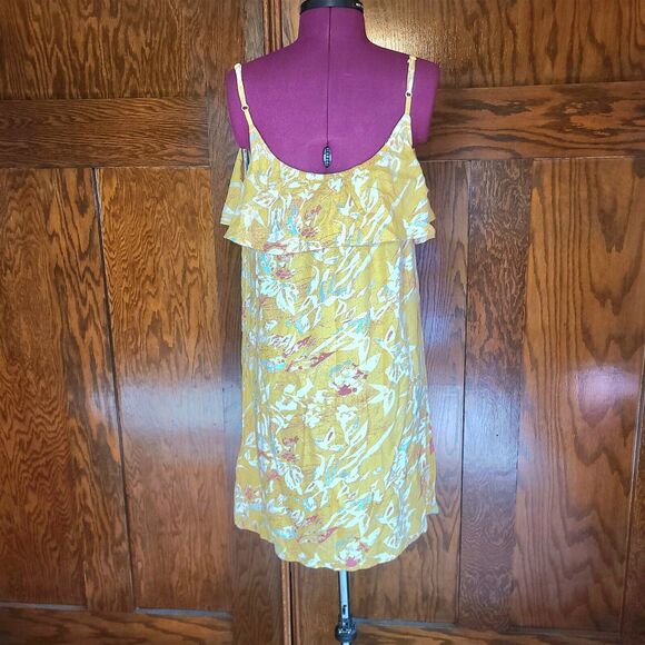 Roxy Sundress Women Size 4 Floral Abstract Knee Length - Picture 2 of 6